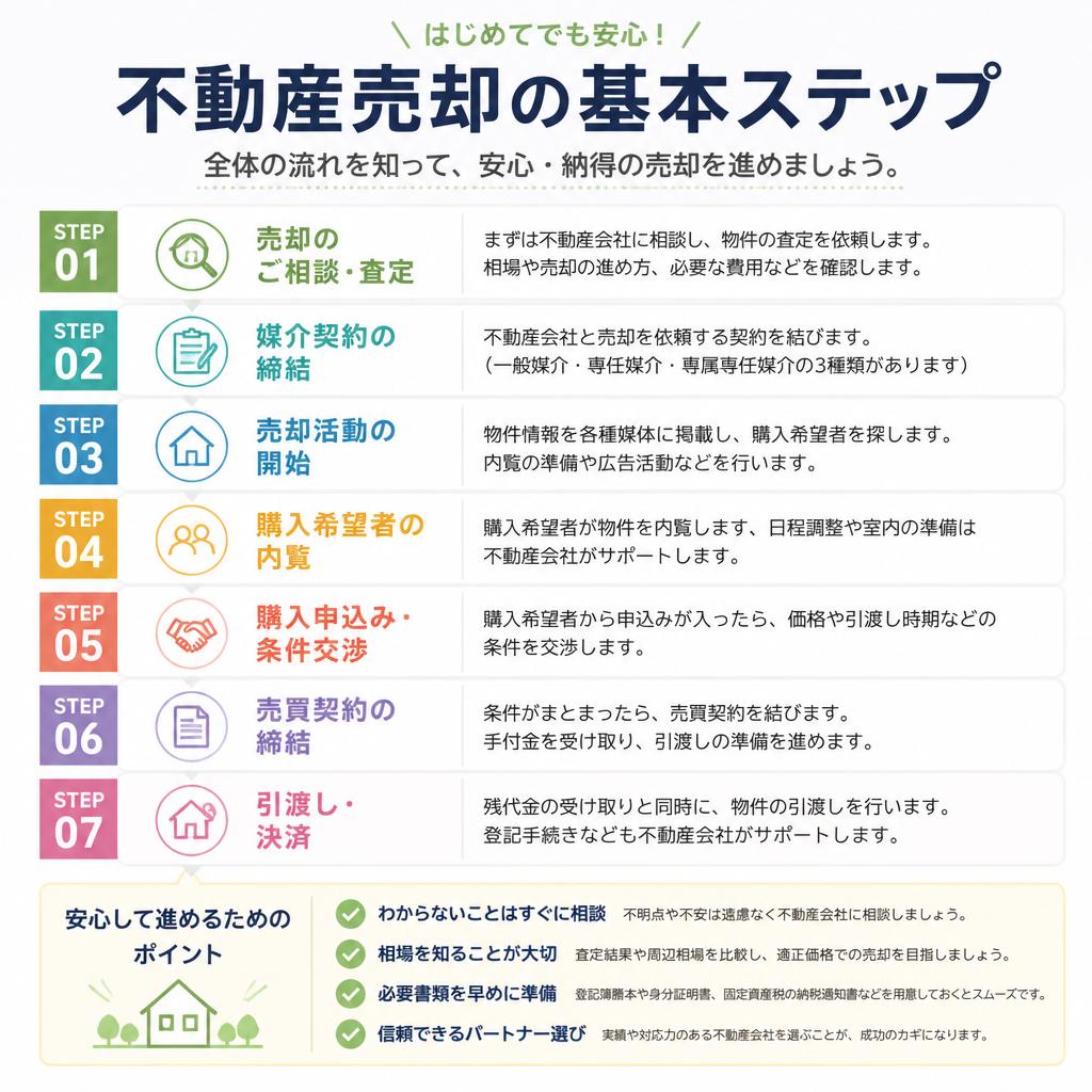 2. 売却サポートの流れ