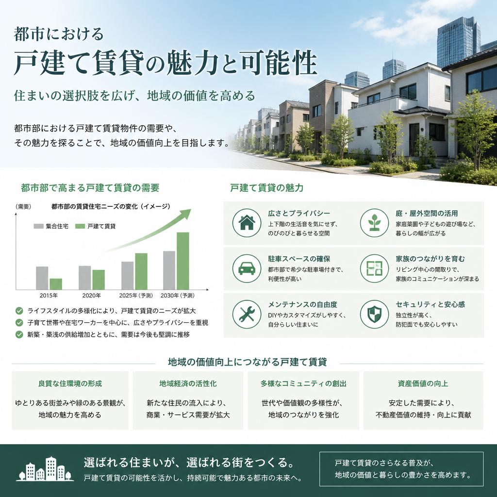 5. 戸建て賃貸の需要とその魅力