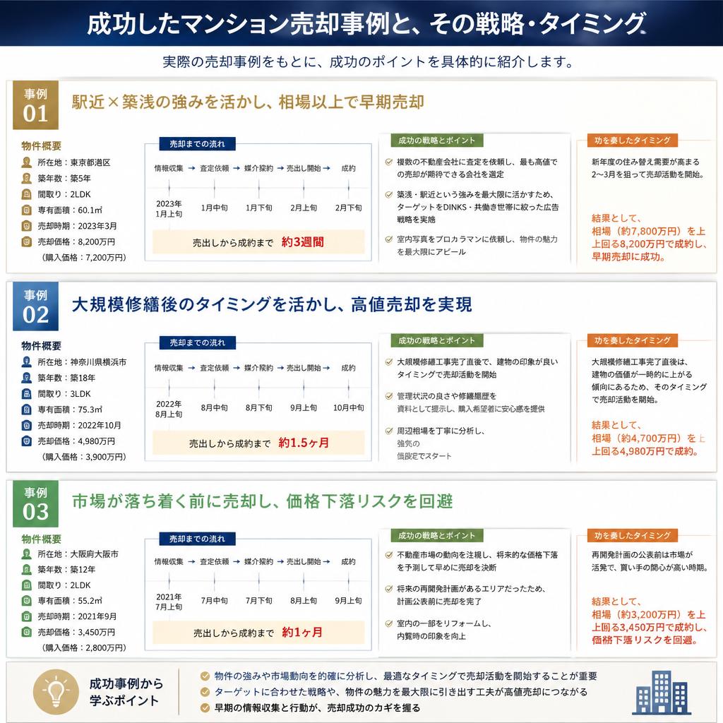 2. 成功事例の紹介：実際の売却事例から学ぶ