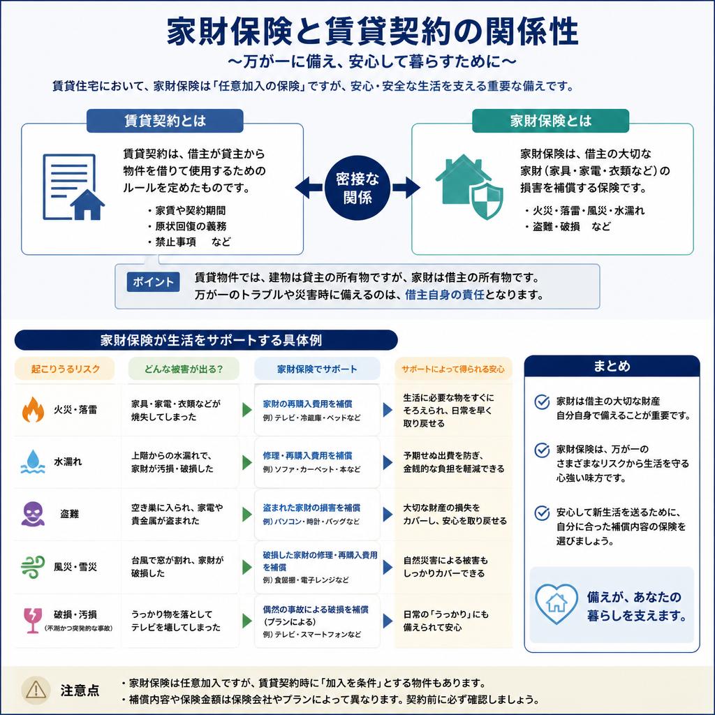 5. 家財保険と賃貸物件の関係