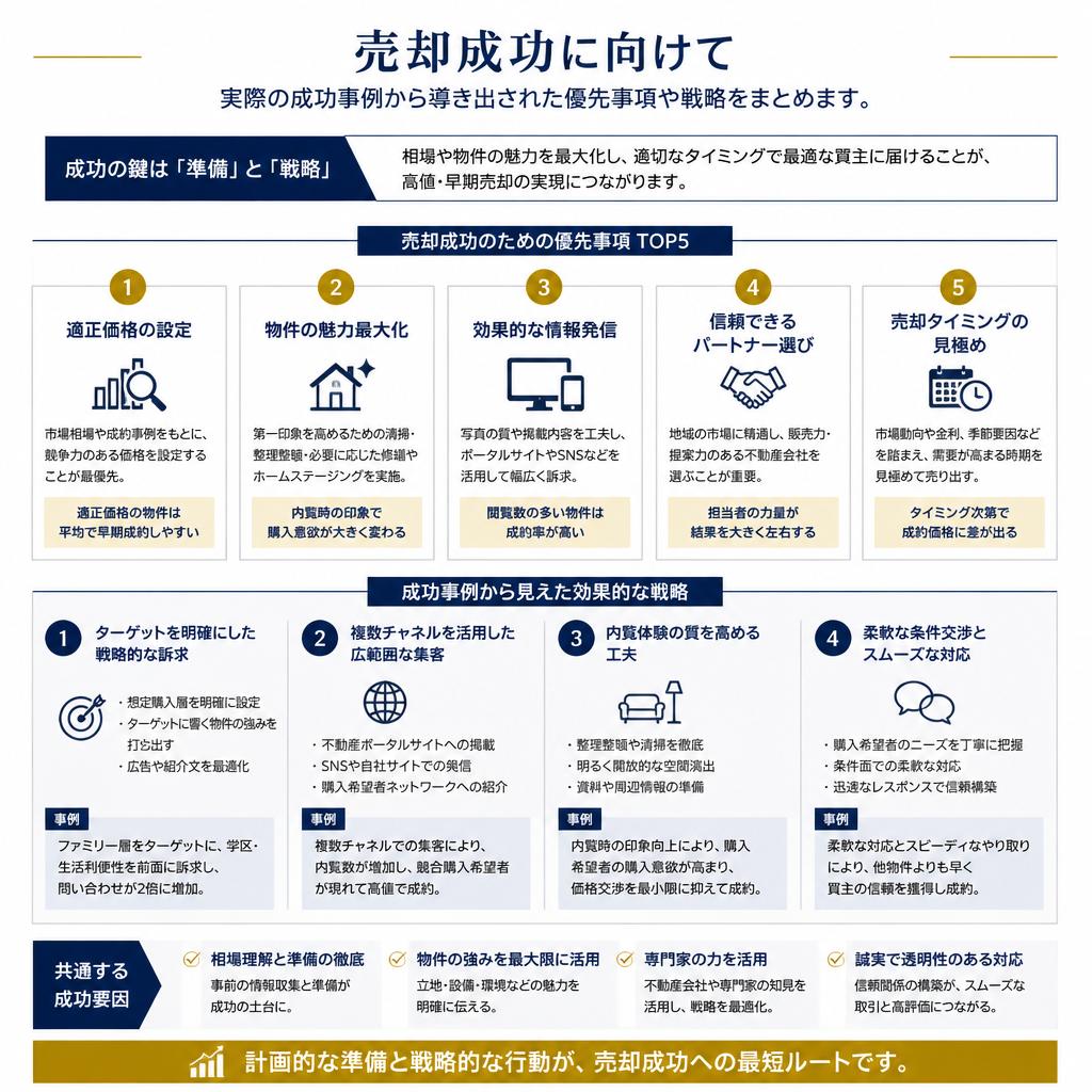成功事例から学ぶ優先事項