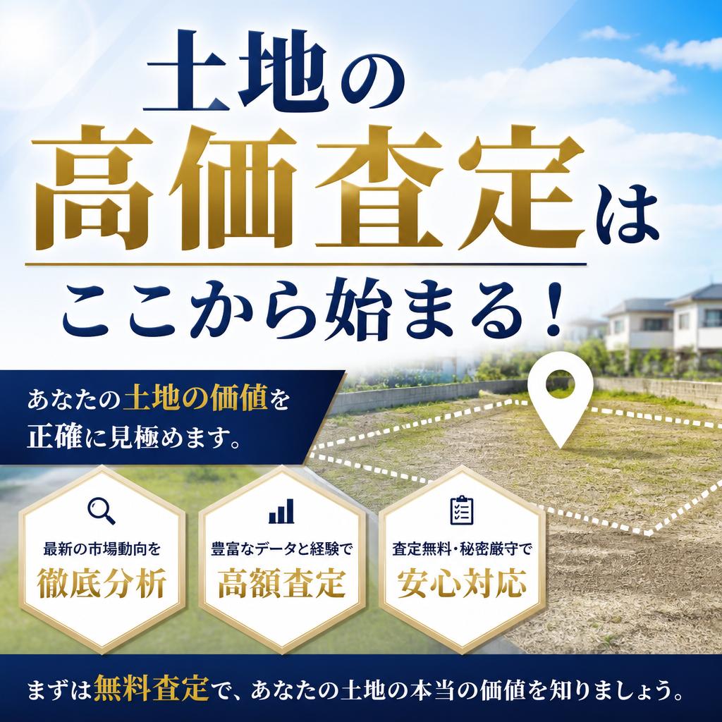 【売却無料査定】土地の高価査定はここから始まる！ライト不動産へお気軽にお問い合わせください。