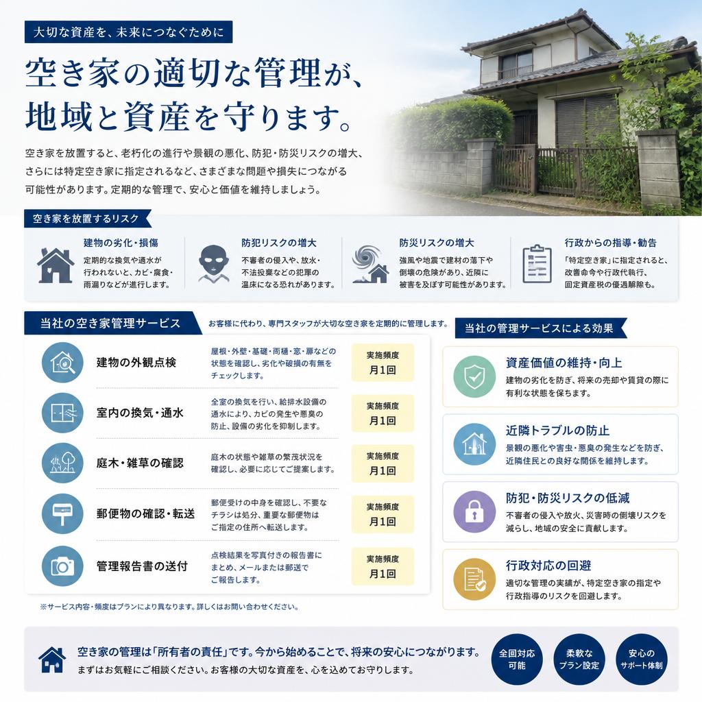 適切な管理が未来を変える