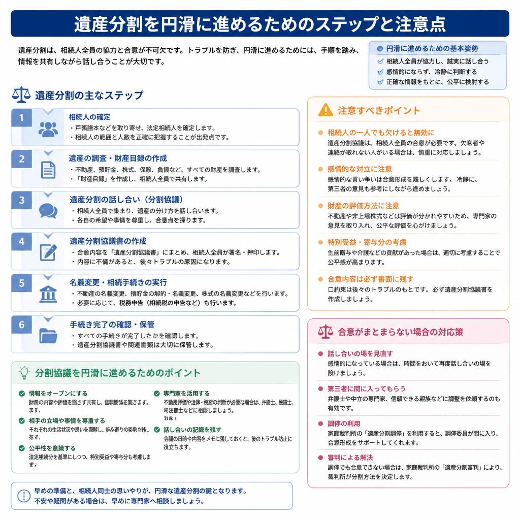 遺産分割のスムーズな進め方