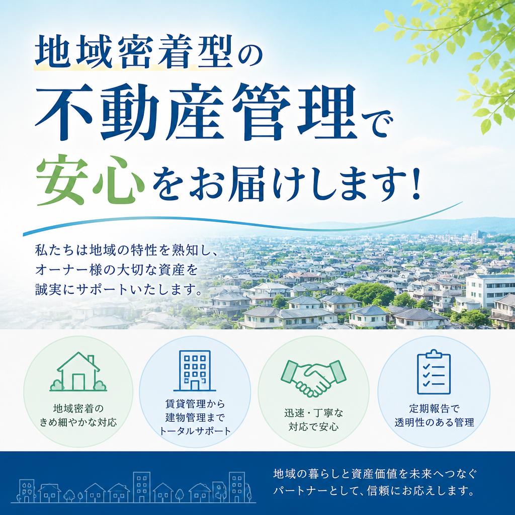 【宇都宮市】地域密着型の不動産管理で安心をお届けします！賃貸物件の相談は是非ライト不動産まで！