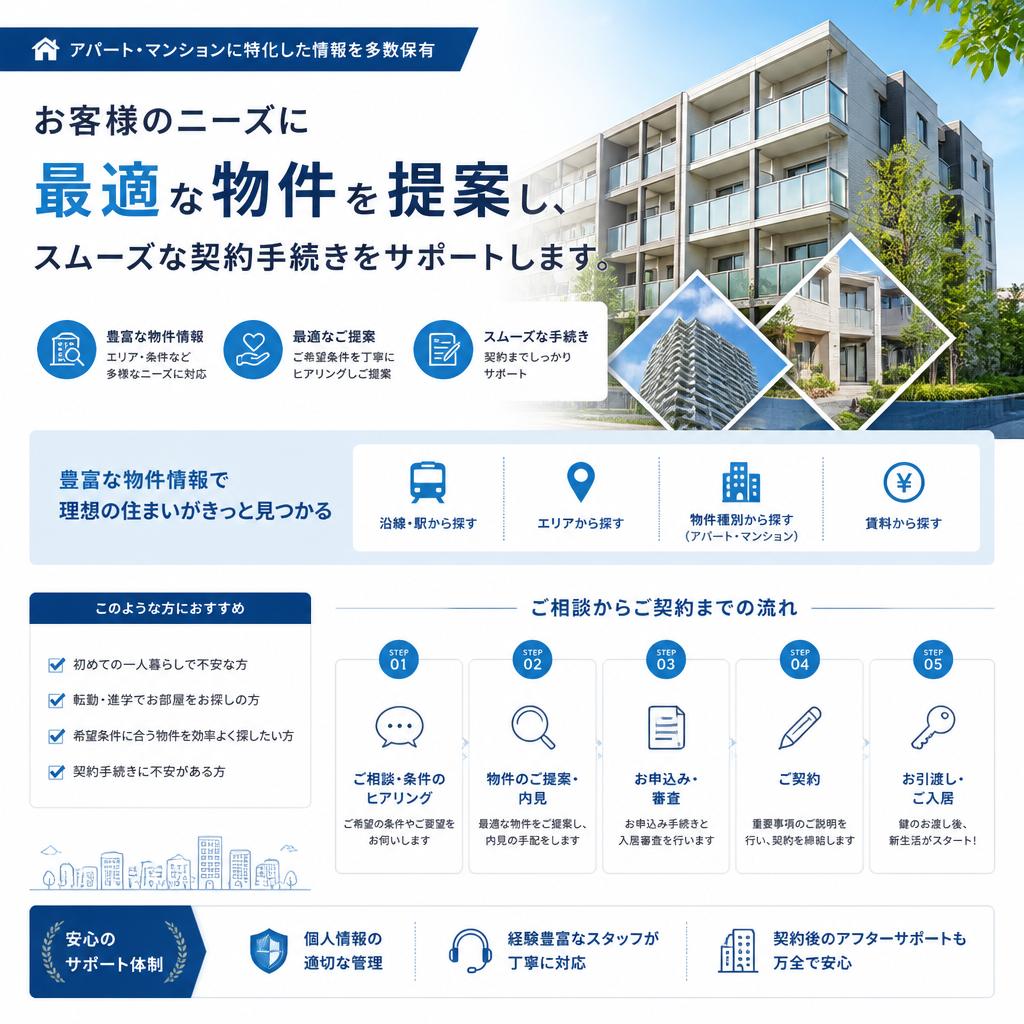 アパート・マンションのご提案