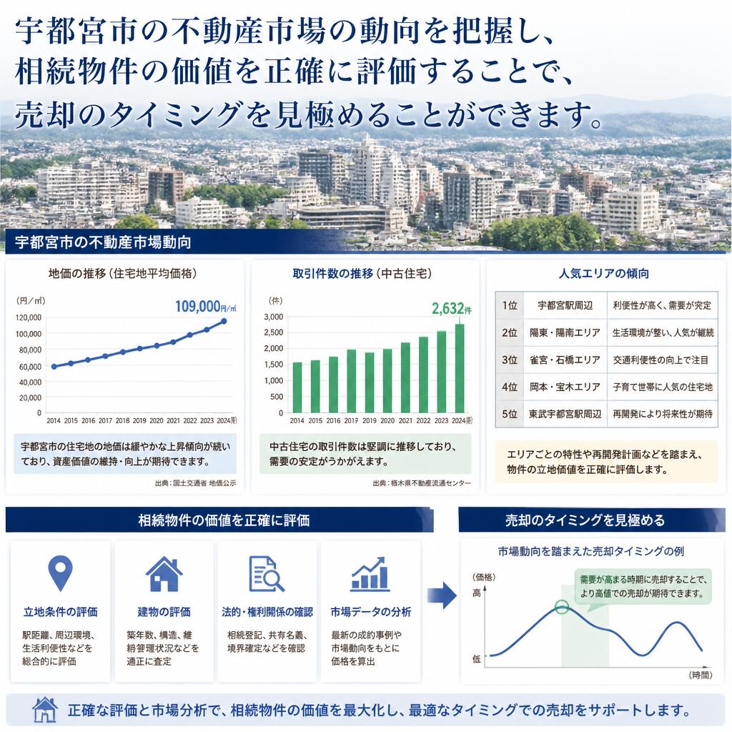 2. 宇都宮市の不動産市場を知る