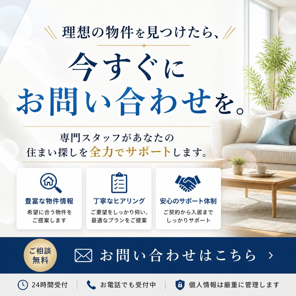 今すぐお問い合わせを！