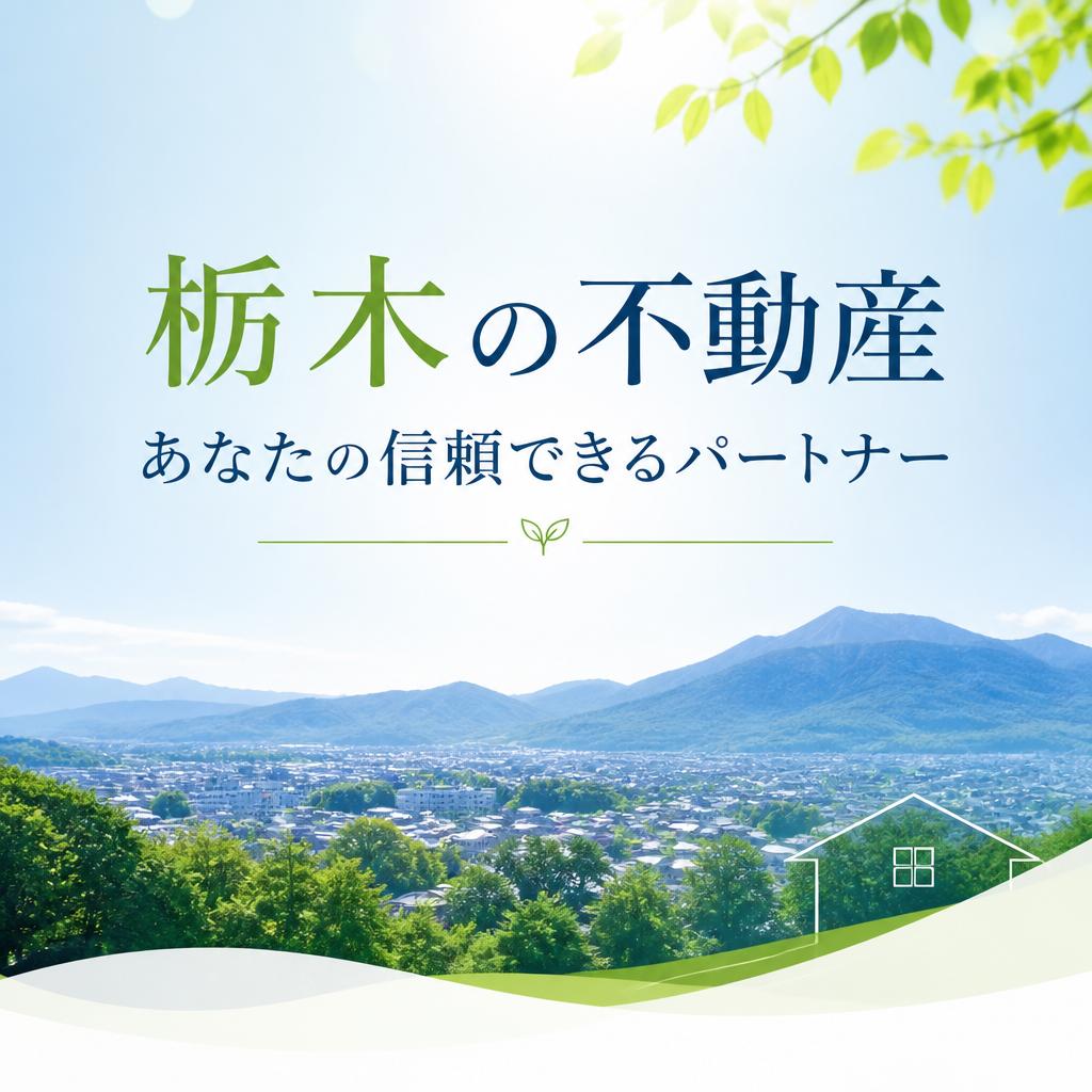 栃木の不動産、あなたの信頼できるパートナー