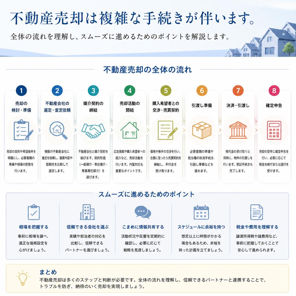 売却手続きの流れ