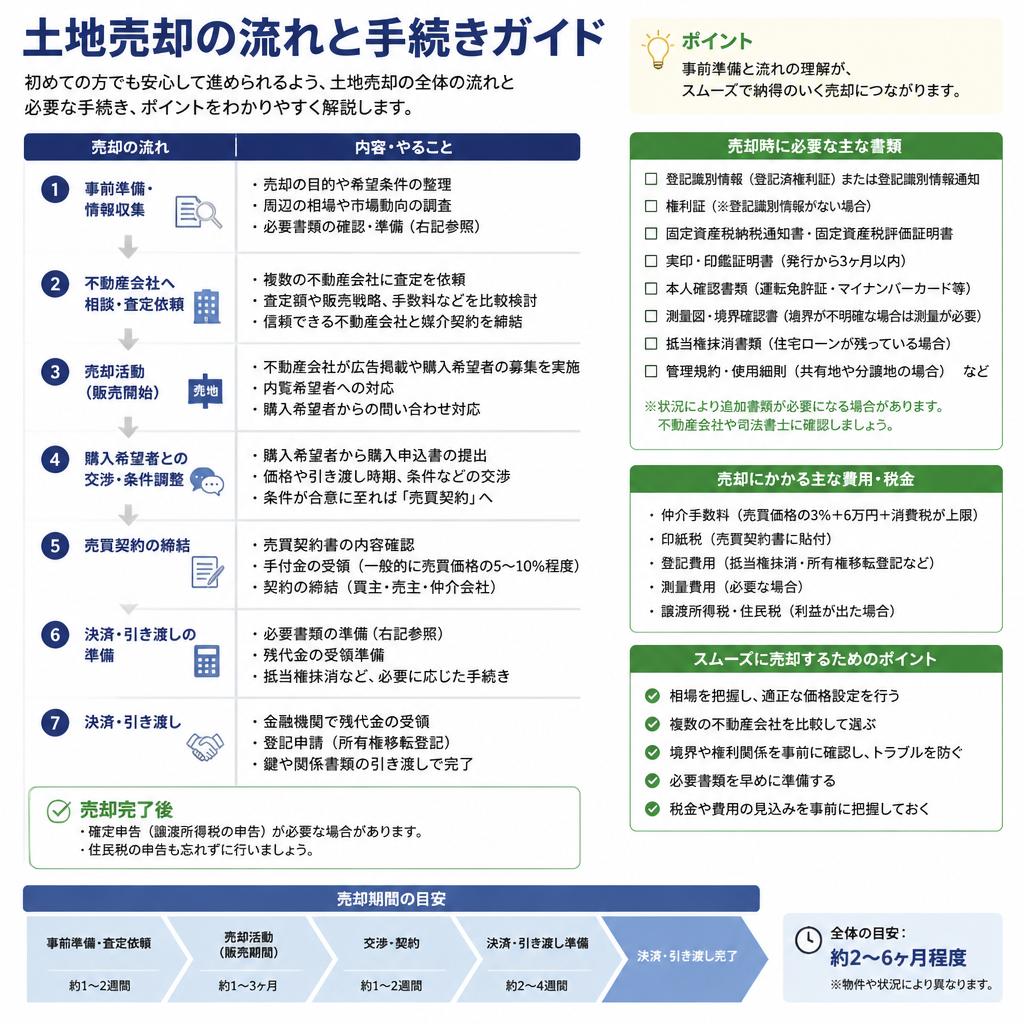 5. 土地売却の流れと手続き