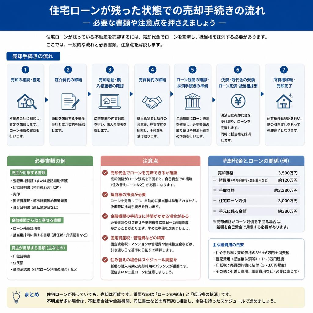 売却手続きの流れとは？