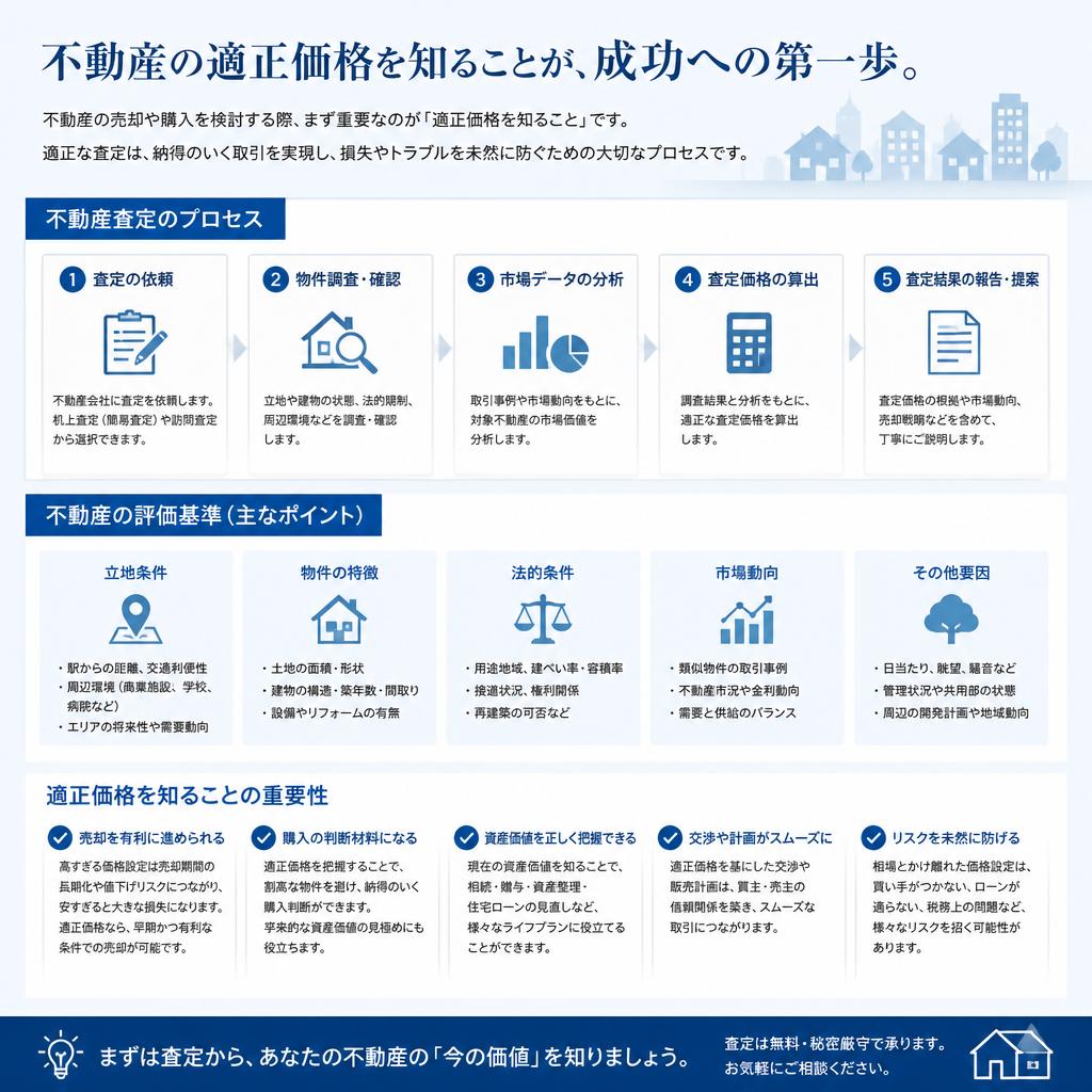 土地・建物の査定とは？