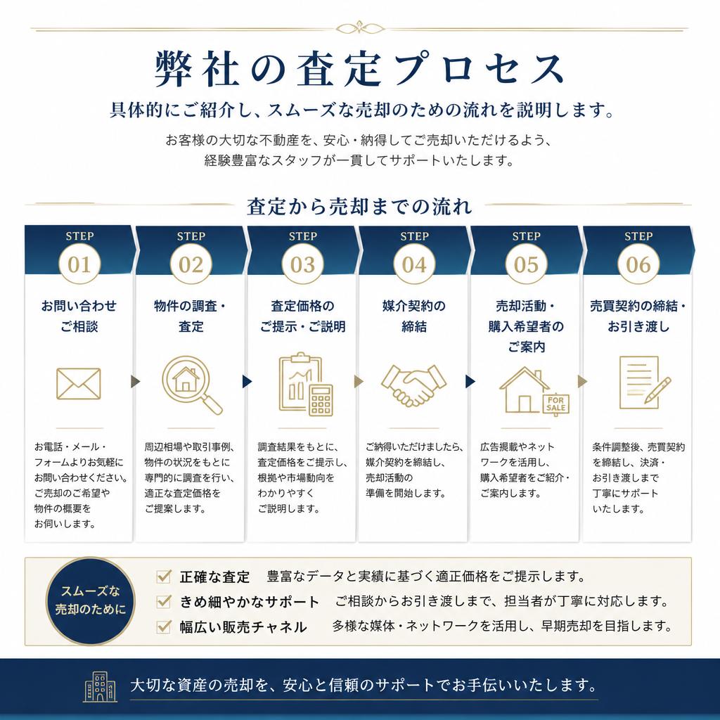 査定プロセスの流れ