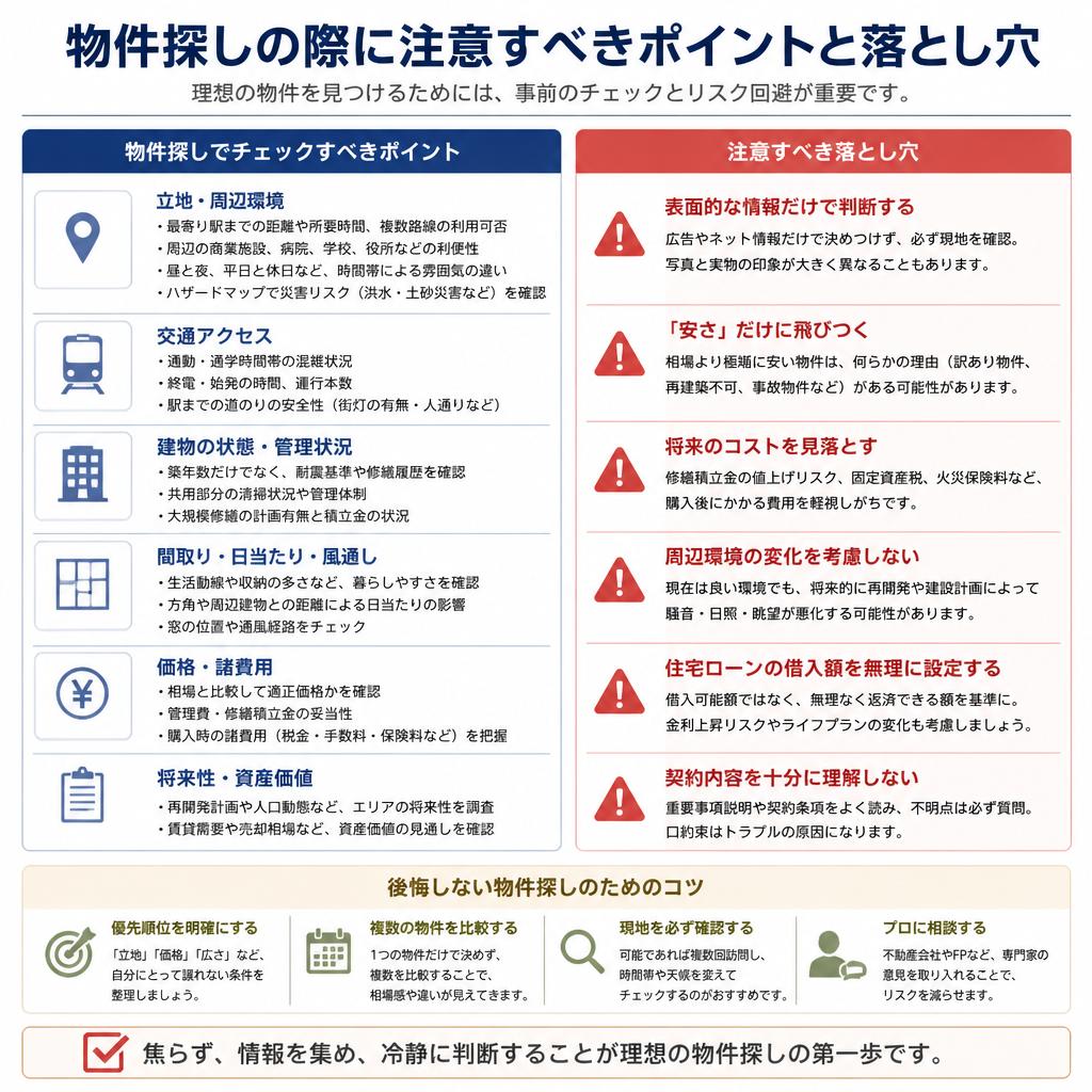 失敗しない物件探しのコツ