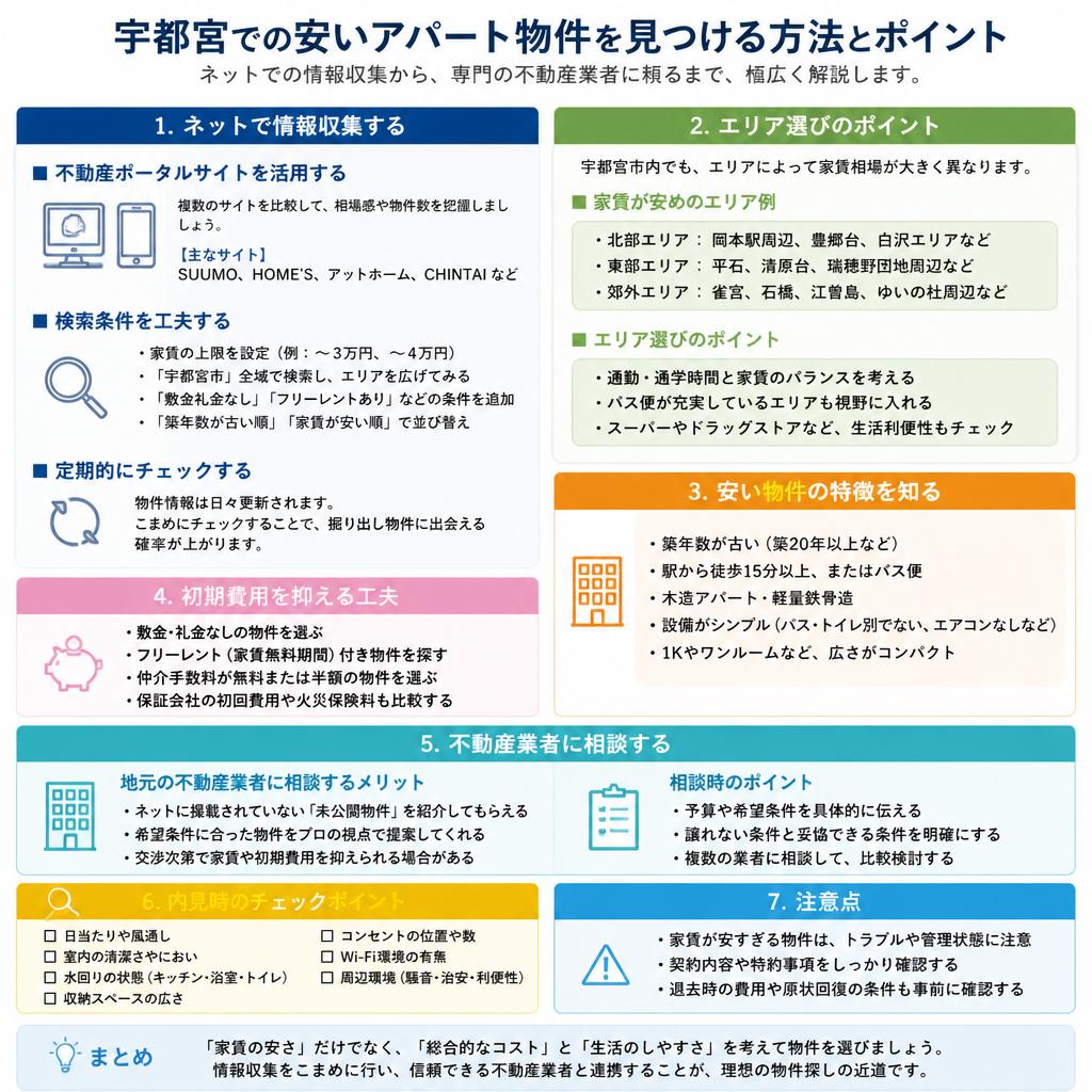 安い物件の探し方とは？