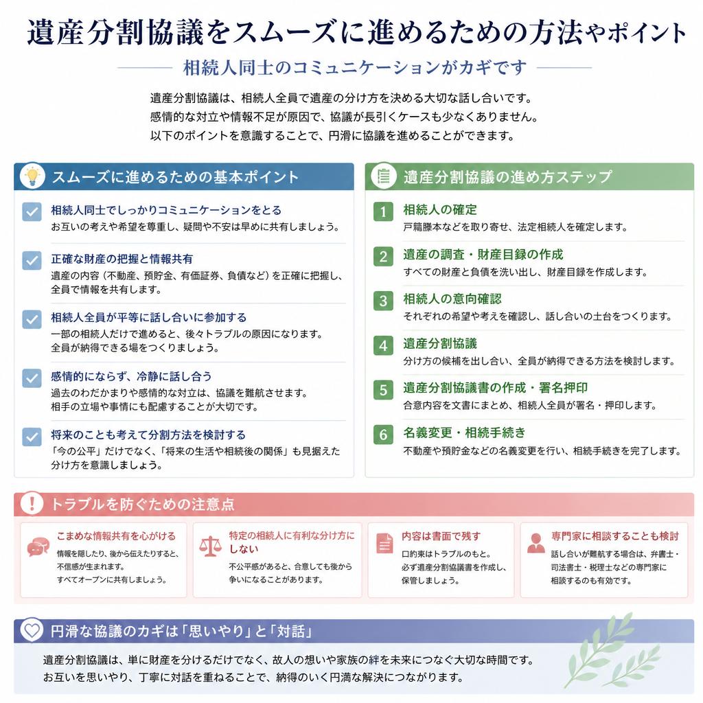 遺産分割協議の進め方