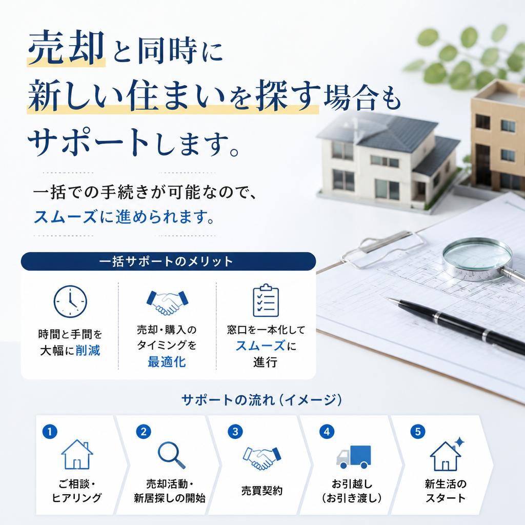新しい住まい探しもお手伝い