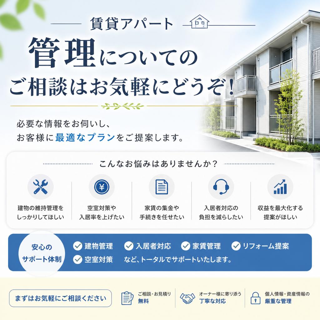 まずは気軽にお問い合わせを！