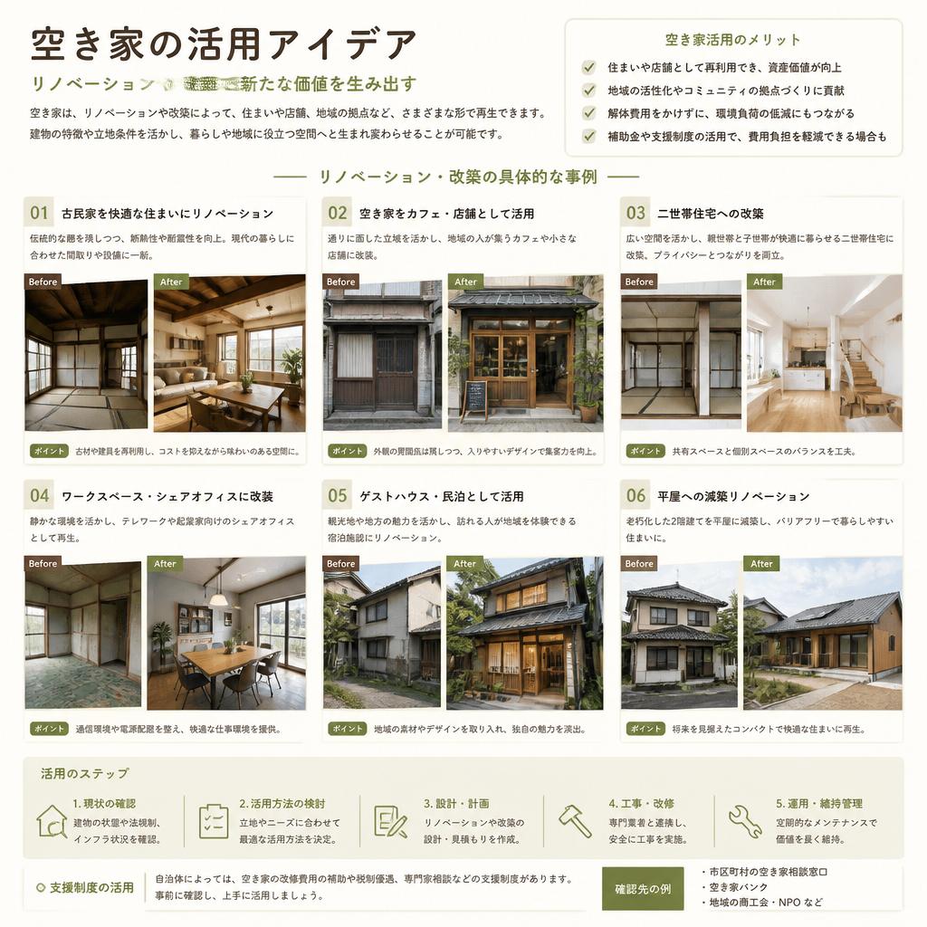 賢い空き家活用法