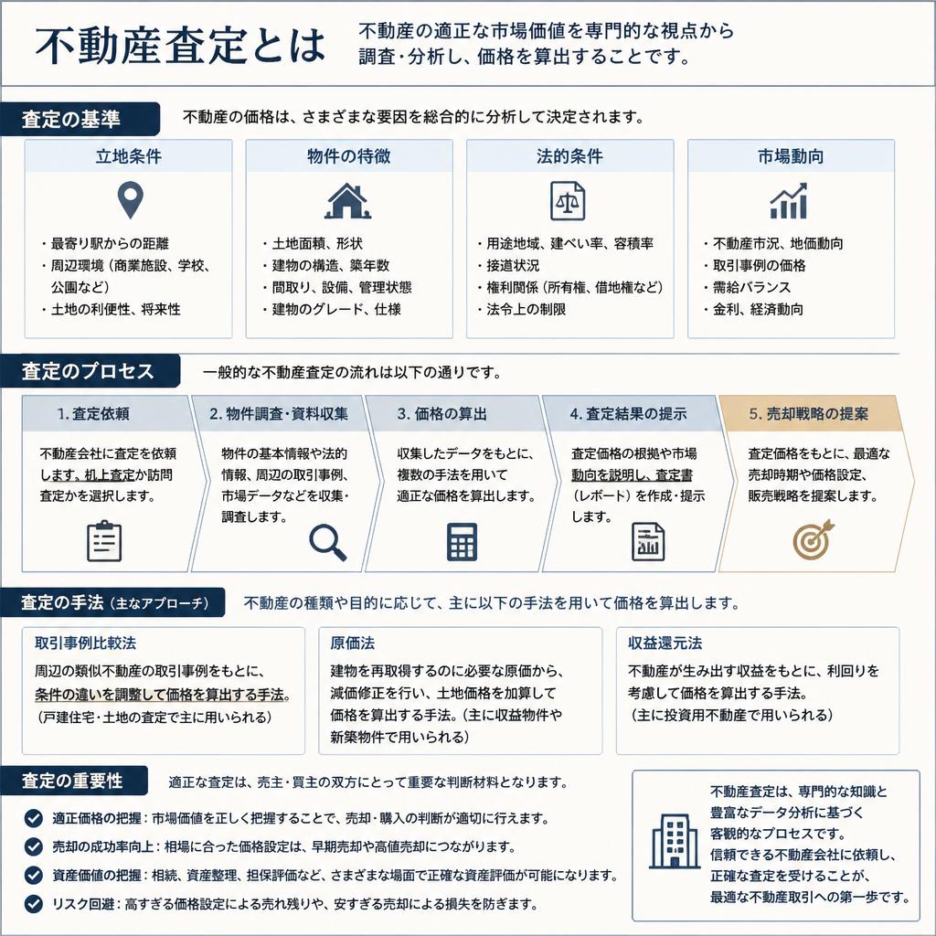 不動産の査定方法とは