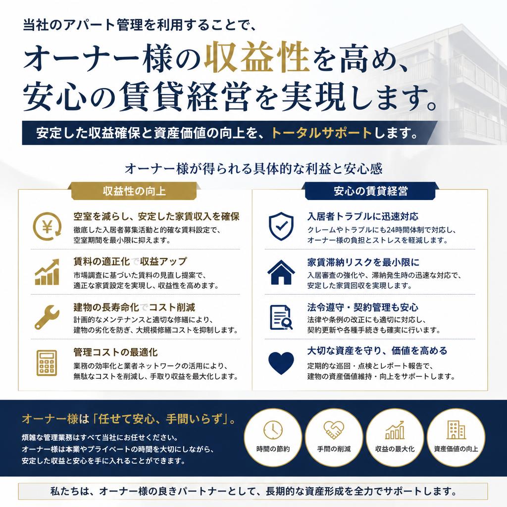 オーナー様へのメリット