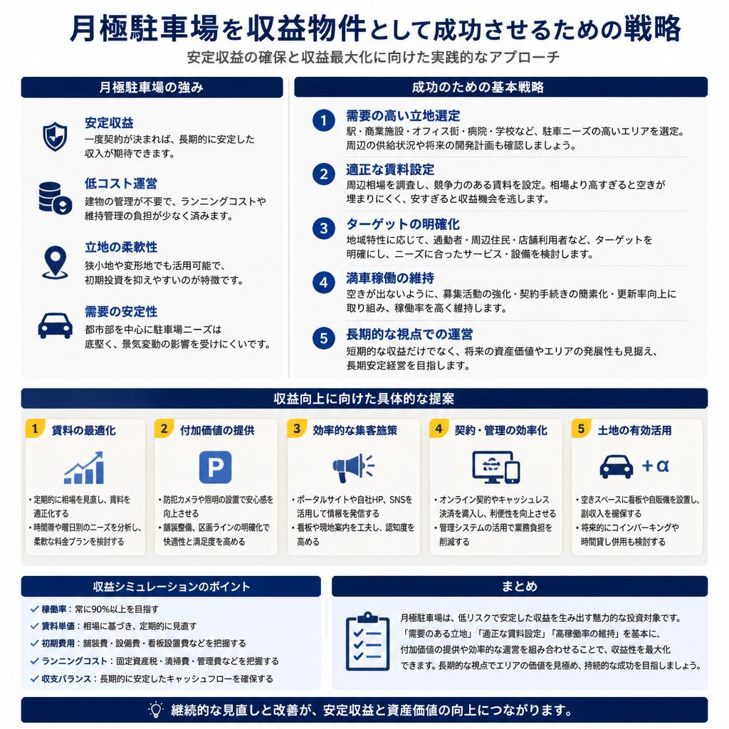4. 収益物件としての駐車場運営