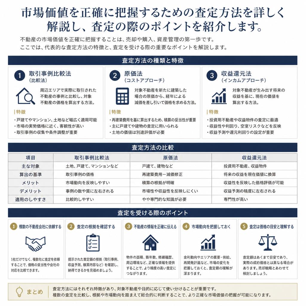 適正価格の査定方法とは？