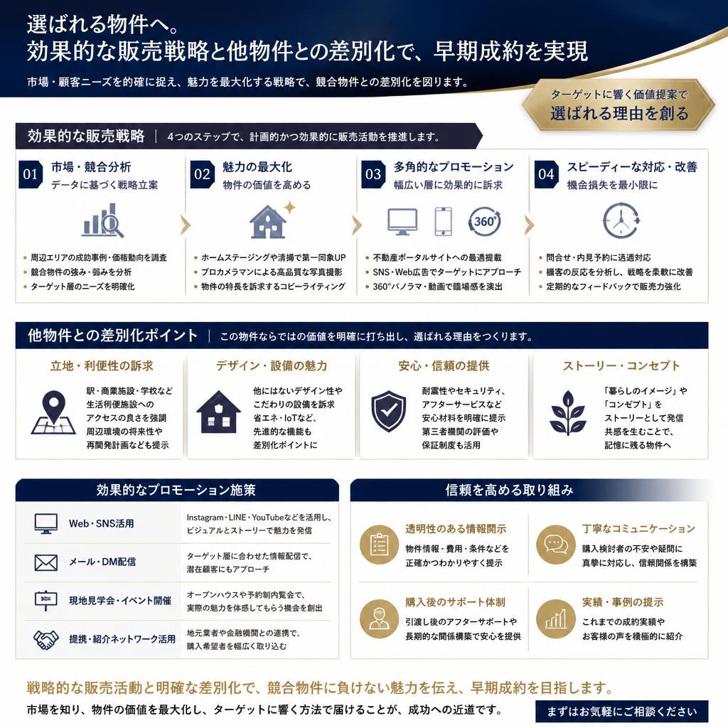 販売戦略で差別化する