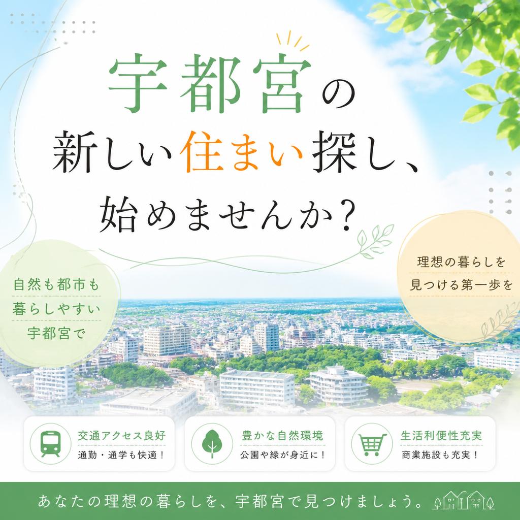 【ライト不動産】宇都宮で新しい住まい探し、始めませんか？