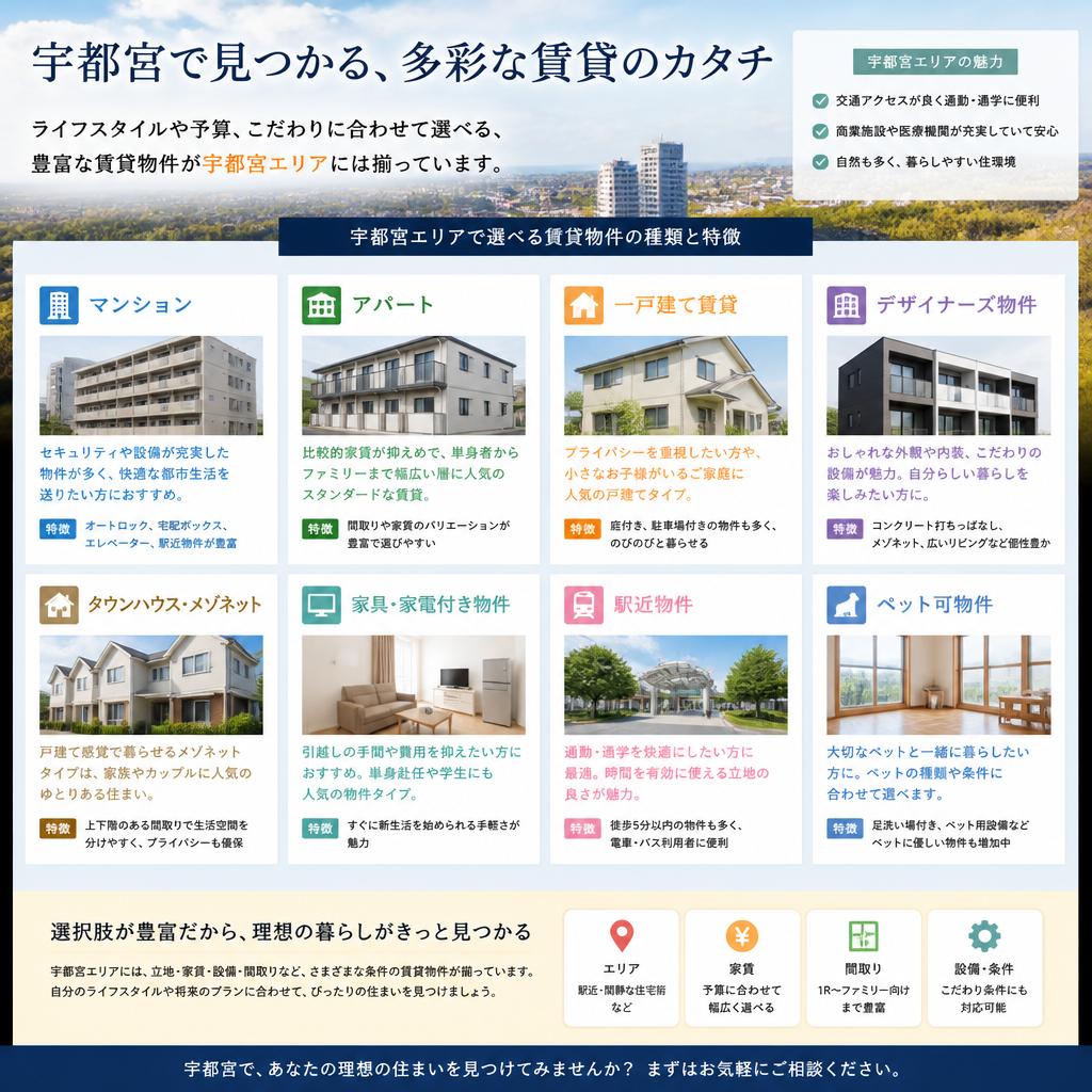賃貸物件の多様性