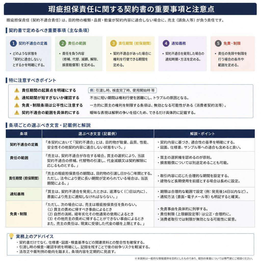 契約時の重要ポイント