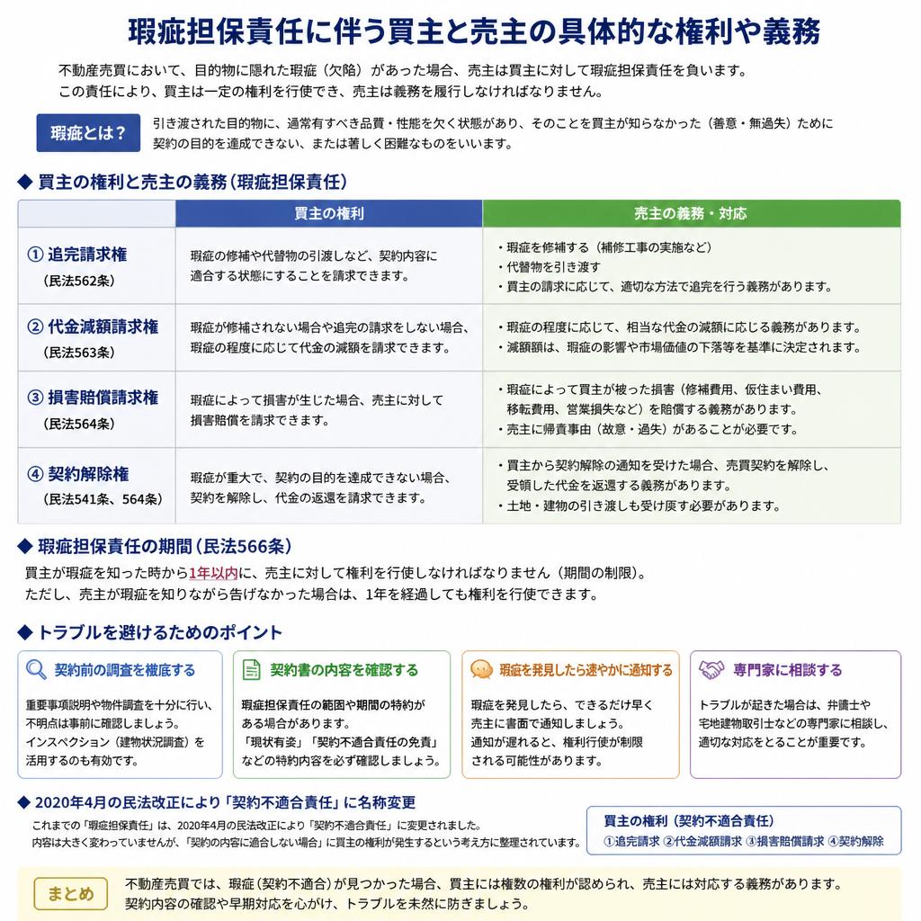 買主・売主の権利と義務